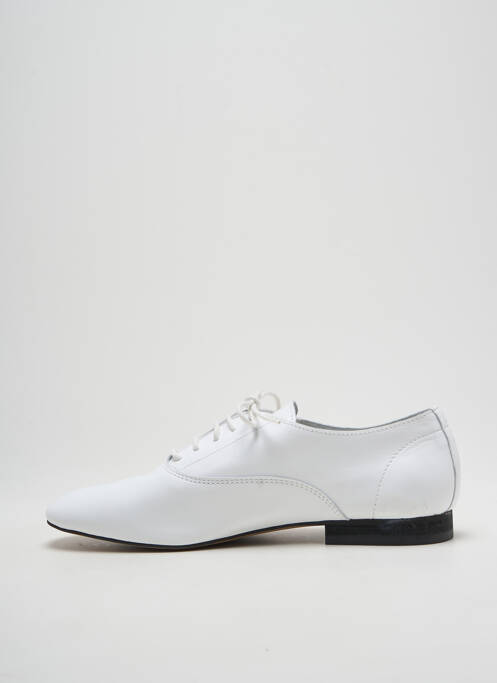 Derbies matière lisse talon plat jusqu'à 3cm blanc JB MARTIN femme
