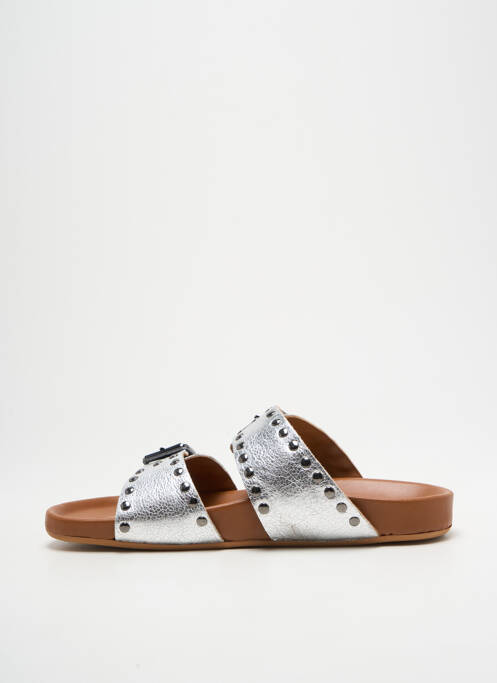 Mules/Sabots argent ALIWELL femme