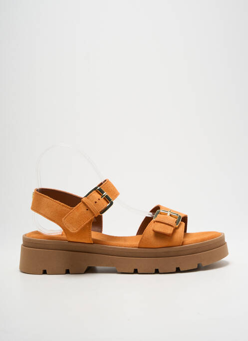 Sandales/Nu pieds orange JB MARTIN pour femme