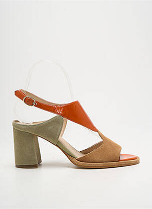 Sandales/nu pieds talon bottier talon de 7 à 9cm orange ROSEMETAL femme