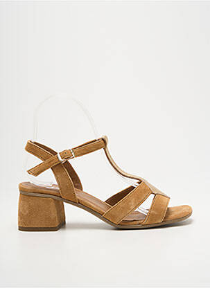 Sandales/nu pieds talon bottier talon de 4 à 6cm or REQINS femme