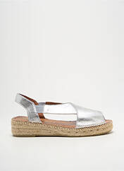 Espadrilles argent LA MAISON DE L'ESPADRILLE pour femme seconde vue