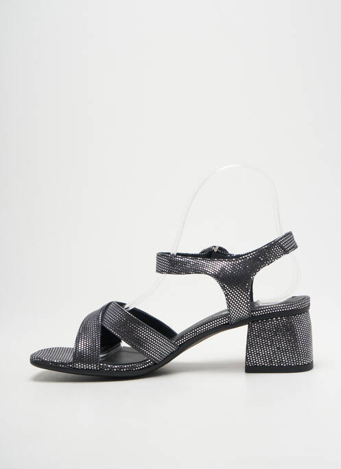 Sandales/nu pieds fermeture bride(s) talon de 4 à 6cm argent REQINS femme