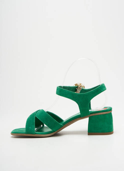 Sandales/Nu pieds vert REQINS femme