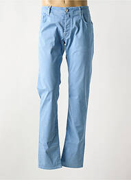 Pantalon droit coupe droite bleu JACOB COHEN homme