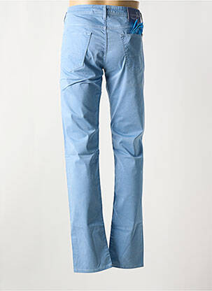 Pantalon droit coupe droite bleu JACOB COHEN homme