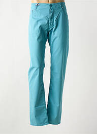 Pantalon droit coupe droite bleu JACOB COHEN homme