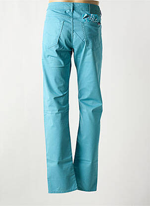Pantalon droit coupe droite bleu JACOB COHEN homme