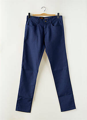 Pantalon droit coupe droite bleu TRUSSARDI JEANS homme