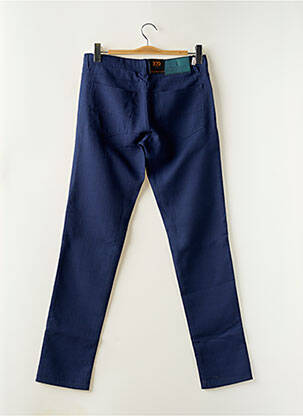Pantalon droit coupe droite bleu TRUSSARDI JEANS homme