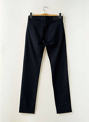 Pantalon droit fermeture zippée sous rabat boutonné noir KARL LAGERFELD femme