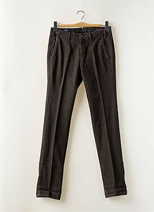 Pantalon droit marron MASON'S pour homme