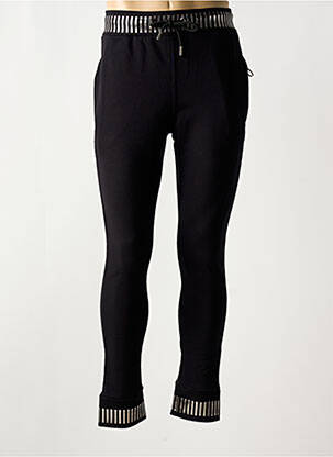Pantalon slim noir FRANKIE MORELLO pour homme