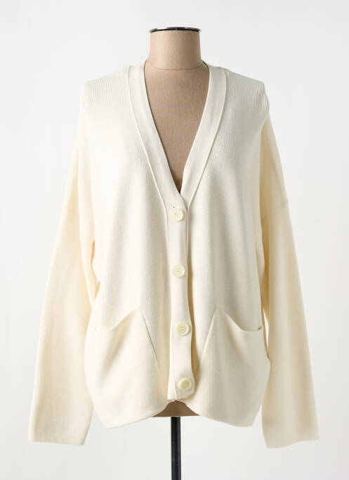 Gilet manches longues blanc HUGO BOSS pour femme