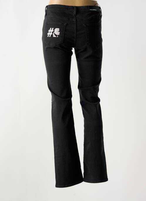 Pantalon droit noir KARL LAGERFELD pour femme