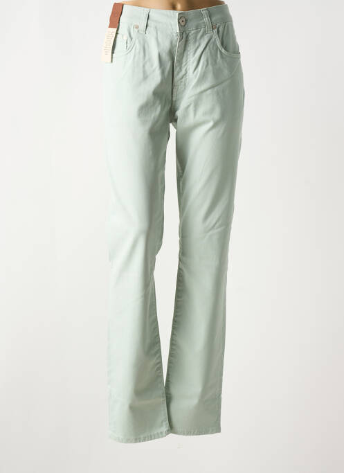 Pantalon droit vert DEVORE pour femme