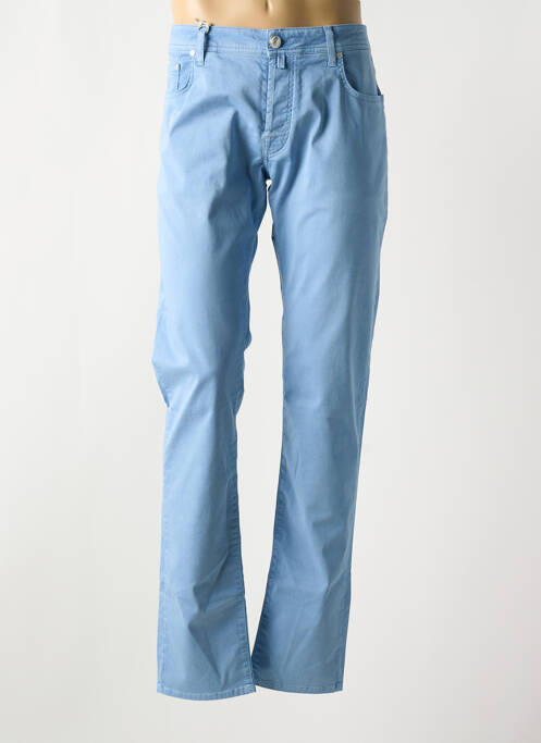 Pantalon droit bleu JACOB COHEN pour homme