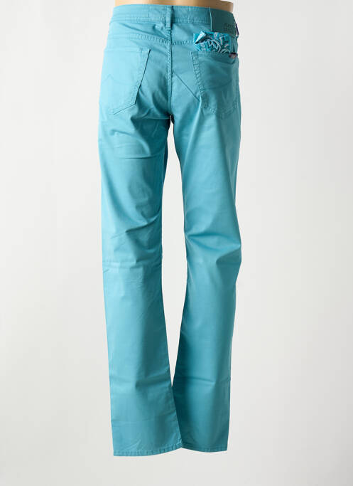 Pantalon droit bleu JACOB COHEN pour homme