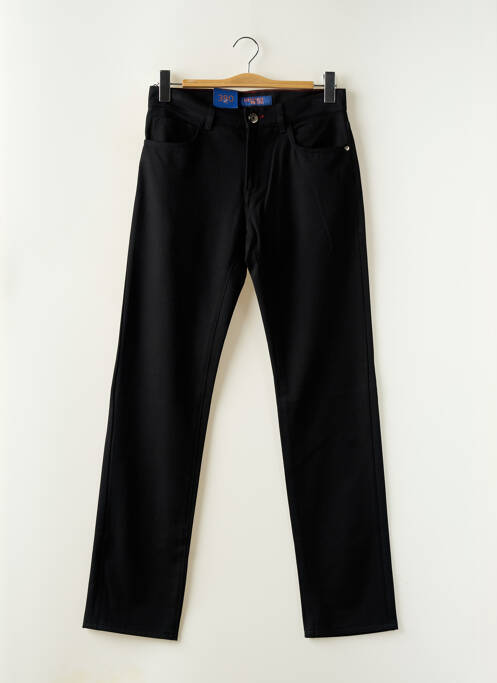 Pantalon droit noir TRUSSARDI JEANS pour homme