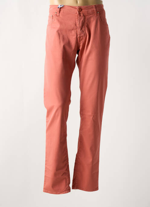 Pantalon droit orange JACOB COHEN pour homme