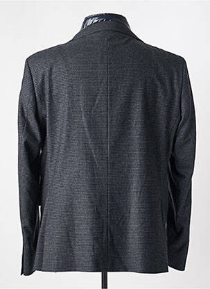 Manteau court imprimé carreaux sans capuche gris MANUEL RITZ homme