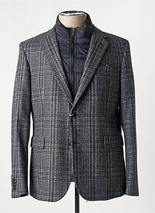 Manteau court fermeture boutonnée sur le devant sans capuche noir MANUEL RITZ homme
