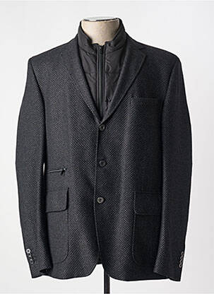 Manteau court fermeture boutonnée sur le devant sans capuche noir KARL LAGERFELD homme