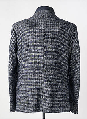 Manteau court fermeture boutonnée sur le devant sans capuche bleu MANUEL RITZ homme