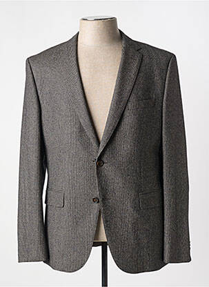 Blazer finition intérieure doublée marron HUGO BOSS homme