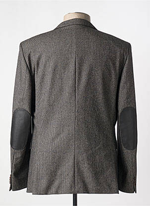 Blazer finition intérieure doublée marron HUGO BOSS homme