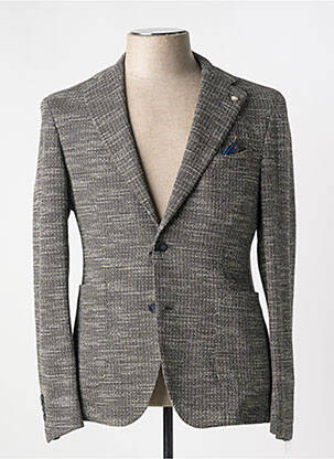 Blazer coupe cintrée vert MANUEL RITZ homme