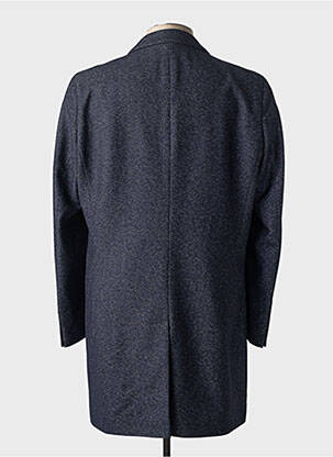 Manteau long manches longues sans capuche bleu HUGO BOSS homme