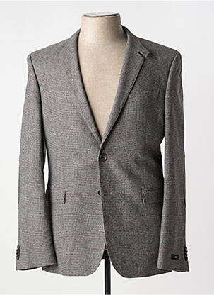 Blazer finition intérieure doublée marron HUGO BOSS homme