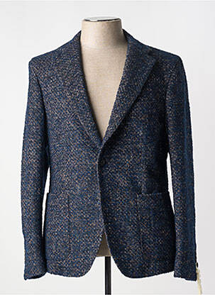 Blazer coupe cintrée bleu MANUEL RITZ homme