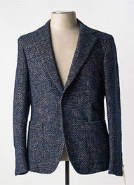 Blazer coupe cintrée bleu MANUEL RITZ homme