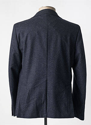 Blazer tissage chiné bleu MANUEL RITZ homme