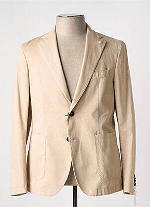 Blazer coupe cintrée beige MANUEL RITZ homme