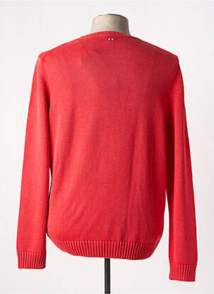 Pull col rond manches longues rouge NAPAPIJRI homme