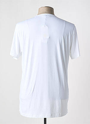 T-shirt stretch manches courtes blanc ORIAN homme