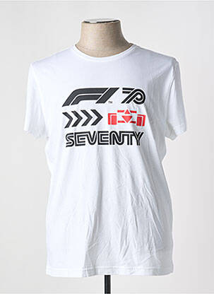 T-shirt coupe droite manches courtes blanc 8JS homme