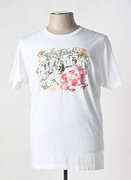 T-shirt coupe droite manches courtes blanc BOWERY NYC homme
