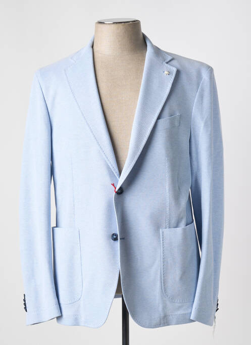 Blazer coupe cintrée bleu MANUEL RITZ homme
