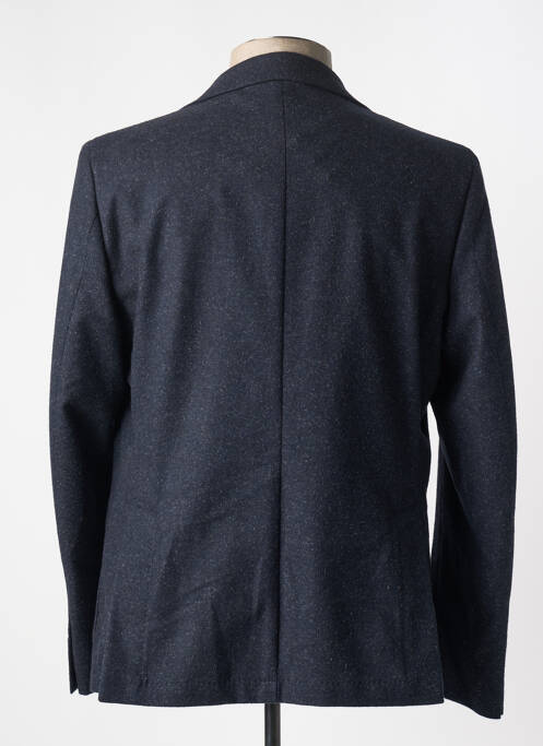 Blazer tissage chiné bleu MANUEL RITZ homme