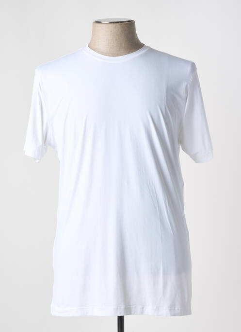 T-shirt stretch manches courtes blanc ORIAN homme