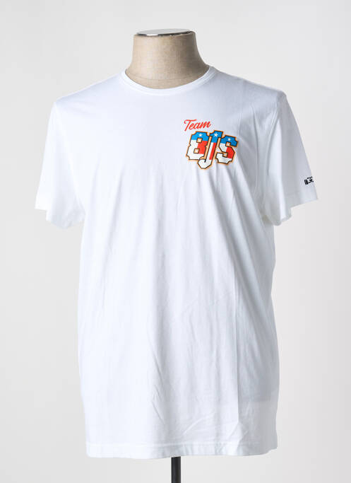 T-shirt coupe droite manches courtes blanc 8JS homme