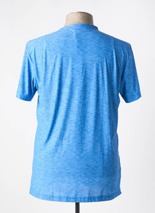 T-shirt coupe cintrée manches courtes bleu ORIAN homme