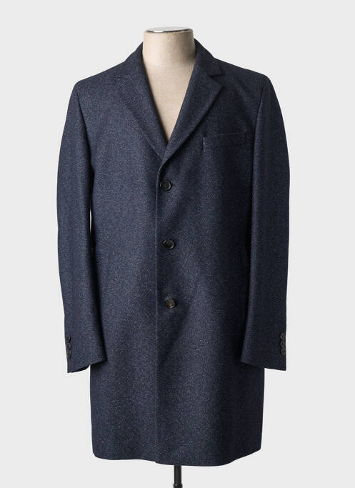 Manteau long bleu HUGO BOSS pour homme