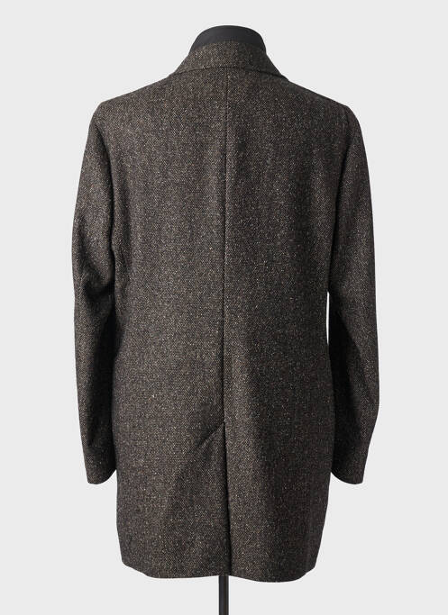 Manteau long noir HUGO BOSS homme