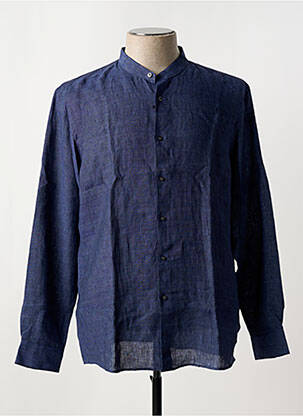 Chemise manches longues coupe cintrée bleu HUGO BOSS homme