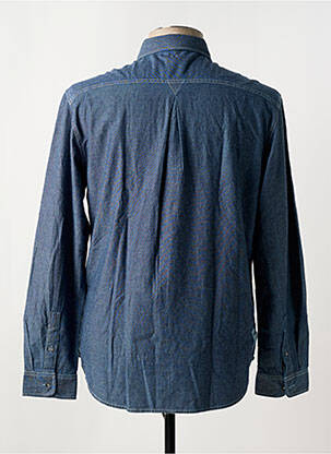 Chemise manches longues poches bleu NAPAPIJRI homme
